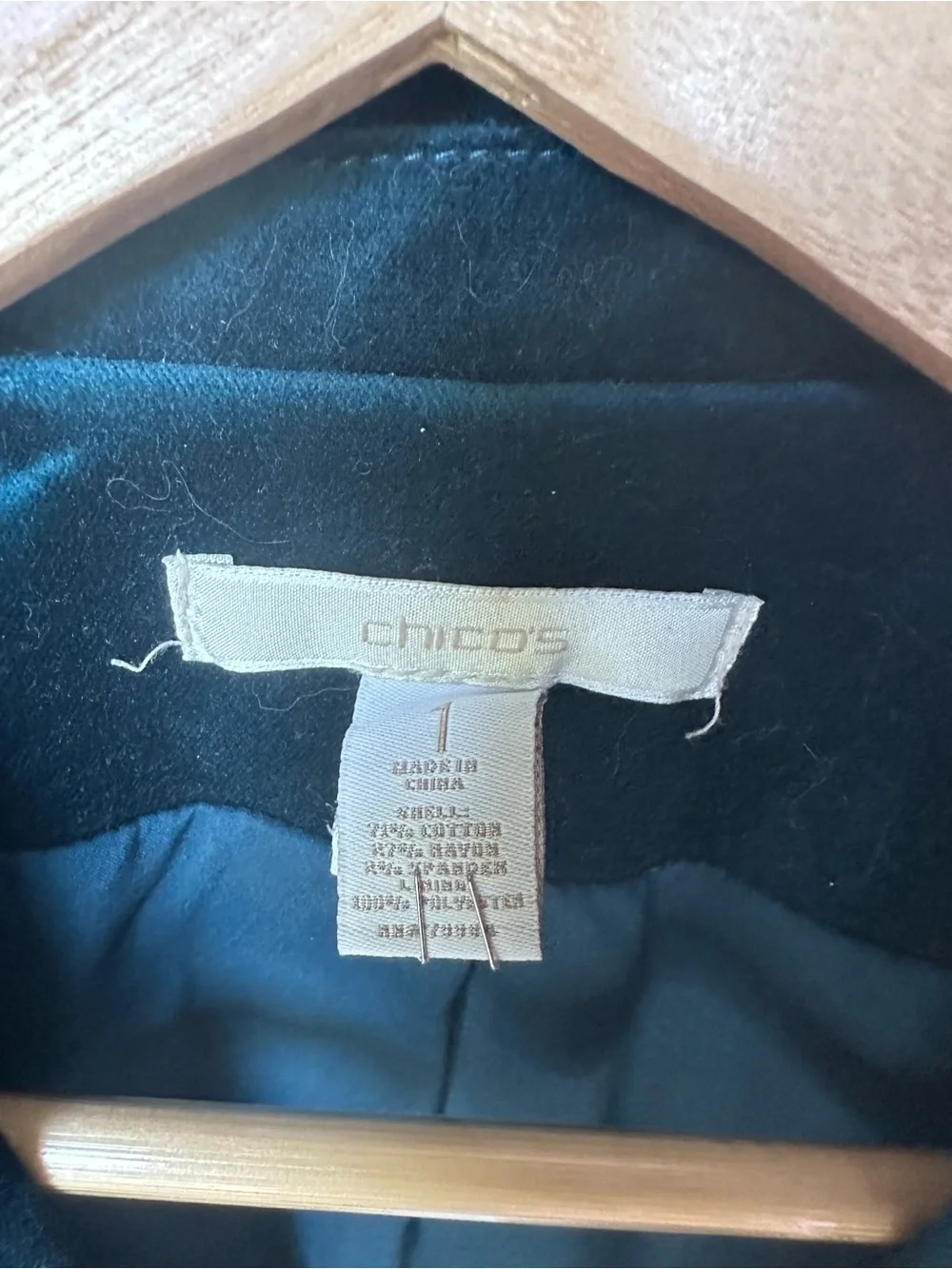 Chico’s Velveteen Moto Jacket - Darkest Teal/Ink